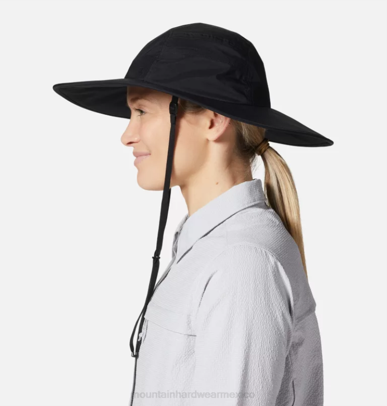 hombres accesorios negro Mountain Hardwear exposición/2 sombrero de lluvia gore-tex infinium 84RX292 - Image 6