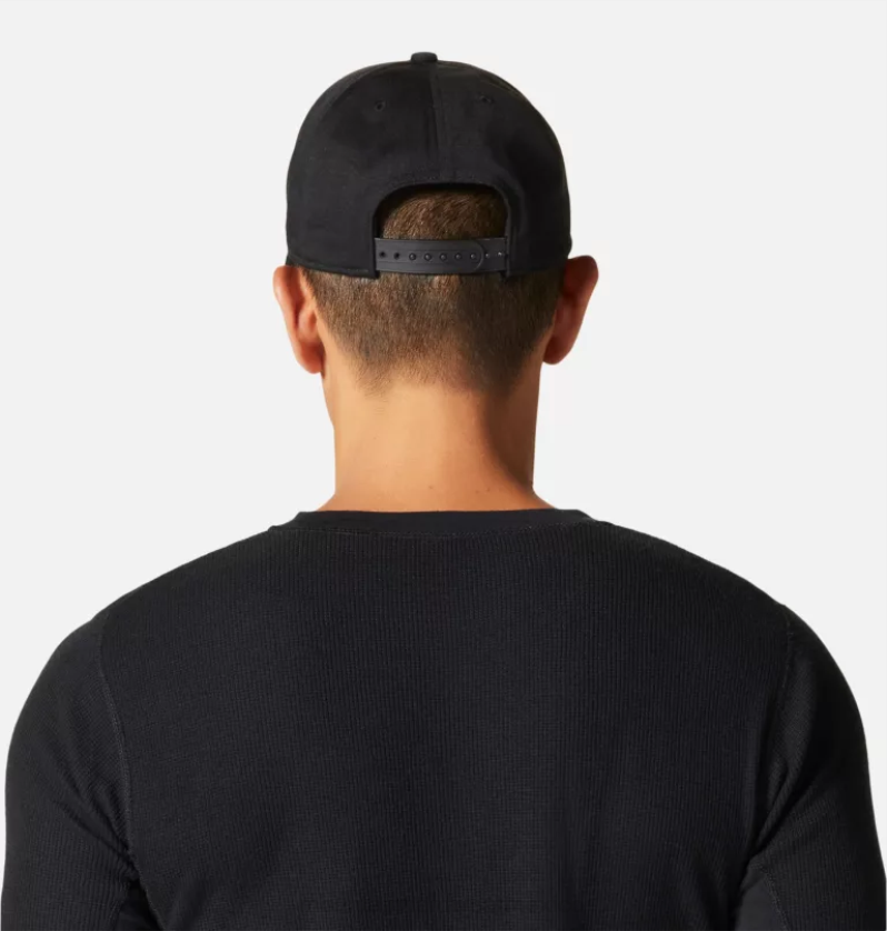 hombres accesorios negro Mountain Hardwear logotipo mhw de 6 paneles 84RX363 - Image 2
