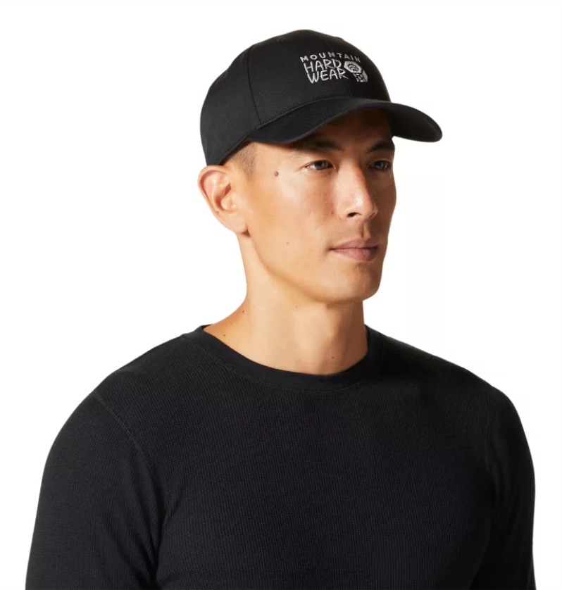 hombres accesorios negro Mountain Hardwear logotipo mhw de 6 paneles 84RX363 - Image 4