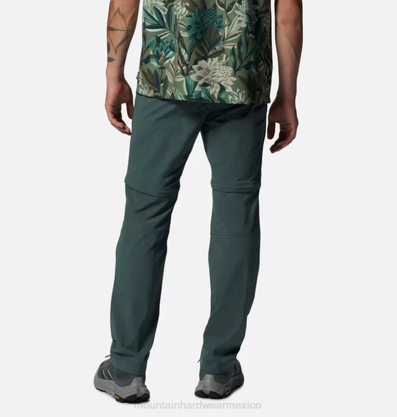 hombres fondos abeto negro Mountain Hardwear Pantalón convertible Basin Trek 84RX171 - Image 2