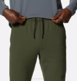 hombres fondos excedente verde Mountain Hardwear corredor elástico 84RX184 - Image 2