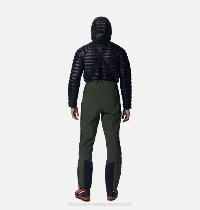 hombres fondos excedente verde Mountain Hardwear Pantalón Dawnlight Gore-Tex Pro 84RX246 - Image 2