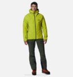 hombres fondos excedente verde Mountain Hardwear Pantalón Dawnlight Gore-Tex Pro 84RX246 - Image 6
