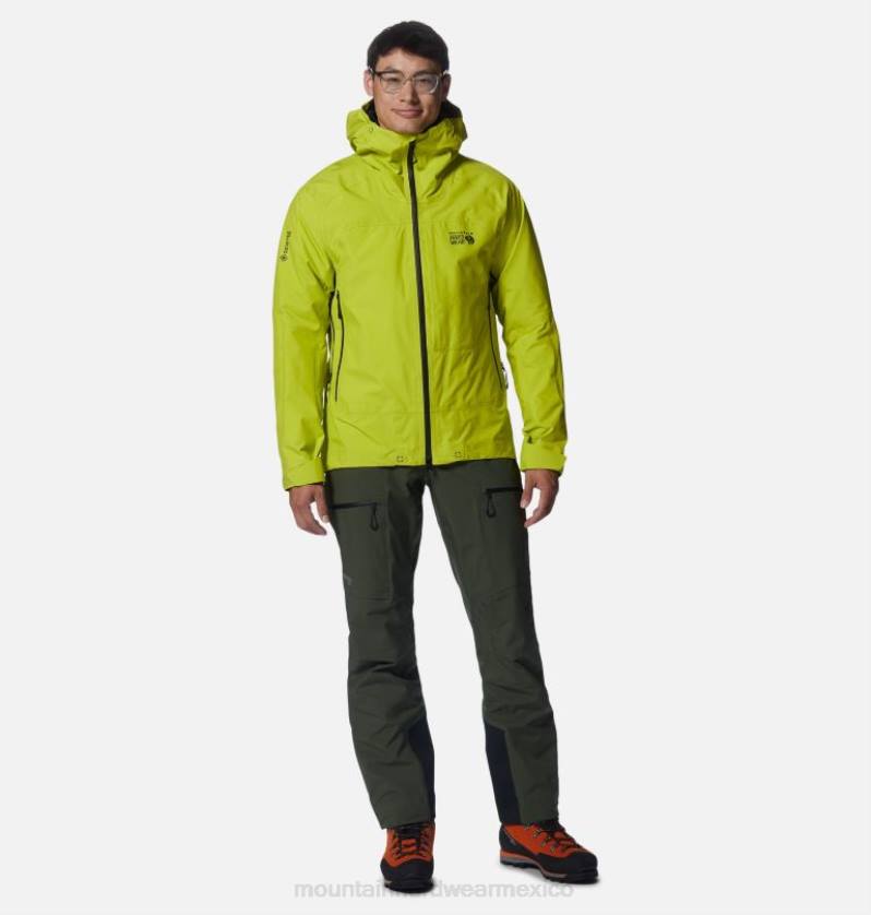 hombres fondos excedente verde Mountain Hardwear Pantalón Dawnlight Gore-Tex Pro 84RX246 - Image 6