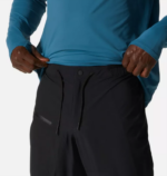 hombres fondos negro Mountain Hardwear pantalón ozónico elástico 84RX255 - Image 4