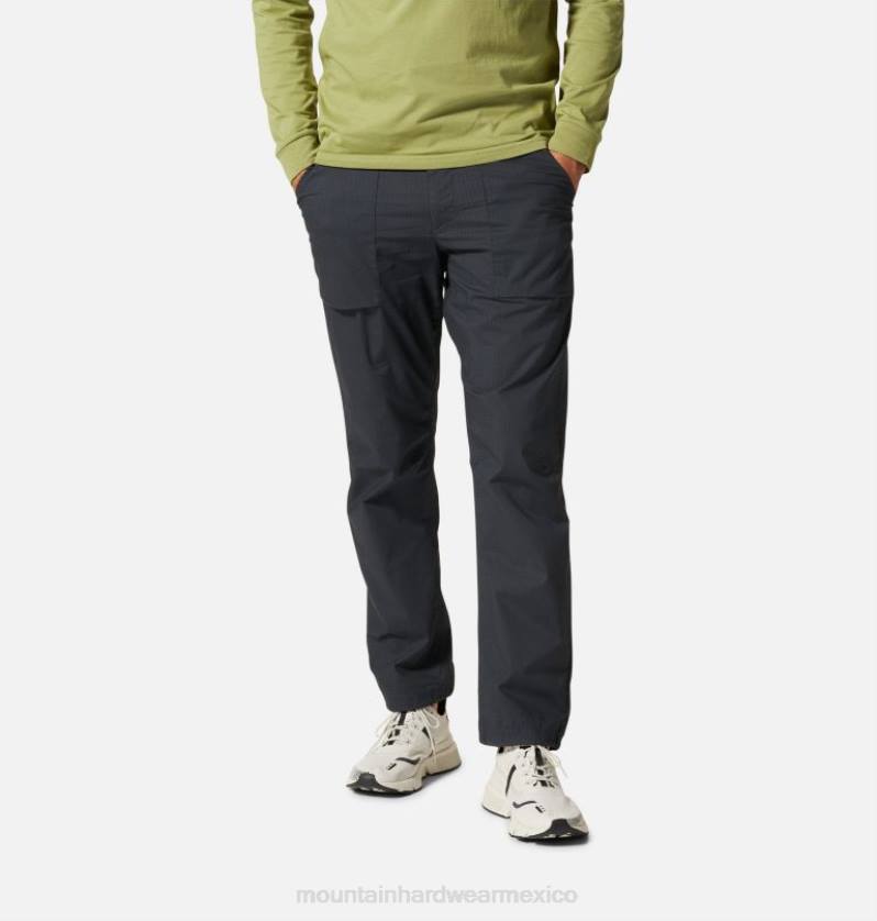 hombres fondos tormenta oscura Mountain Hardwear pantalones con cinturón j tree 84RX177 - Image 1