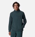 hombres tapas abeto negro Mountain Hardwear chaqueta del remitente del rastro 84RX113