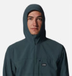 hombres tapas abeto negro Mountain Hardwear chaqueta del remitente del rastro 84RX113 - Image 3