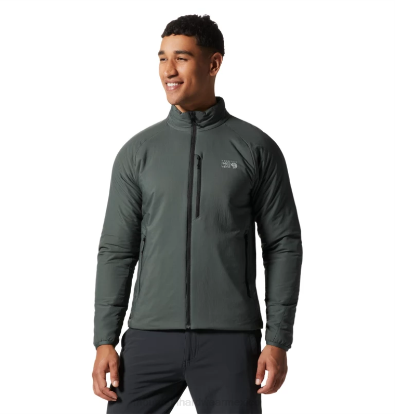 hombres tapas abeto negro Mountain Hardwear chaqueta kor estratos 84RX116 - Image 1