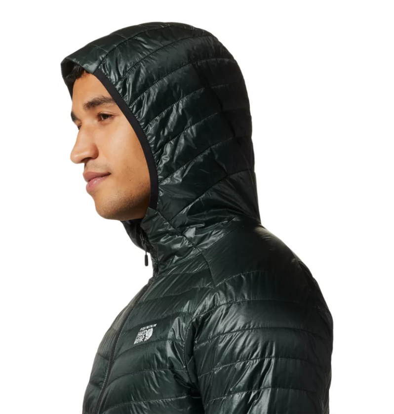 hombres tapas abeto negro Mountain Hardwear sudadera con capucha sombra fantasma 84RX309 - Image 5