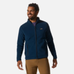 hombres tapas Armada Mountain Hardwear chaqueta polartec con doble cepillado y cremallera completa 84RX454