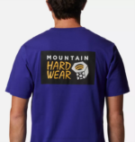 hombres tapas azul pequeño Mountain Hardwear logo mhw en una caja manga corta 84RX344 - Image 4