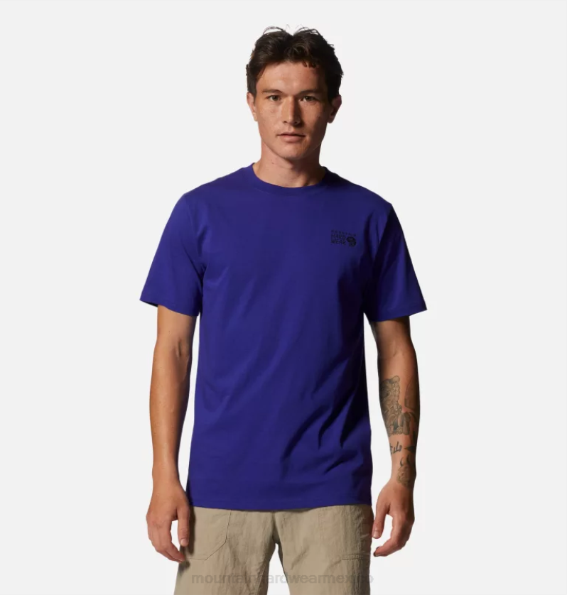 hombres_tapas_azul_pequeno_mountain_hardwear_logo_mhw_en_una_caja_manga_corta_84rx344.png hombres tapas azul pequeño Mountain Hardwear logo mhw en una caja manga corta 84RX344 - Image 1