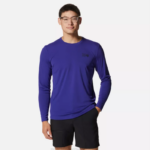hombres tapas azul pequeño Mountain Hardwear tecnología malvada de manga larga 84RX219