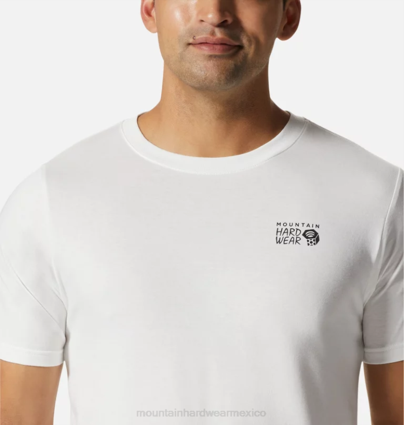 hombres tapas Banco de niebla Mountain Hardwear logo mhw en una caja manga corta 84RX347 - Image 3