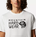 hombres tapas Banco de niebla Mountain Hardwear manga corta con logo mhw 84RX464 - Image 3