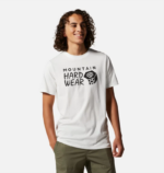 hombres tapas Banco de niebla Mountain Hardwear manga corta con logo mhw 84RX464 - Image 4