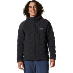 hombres tapas Brezo de tormenta oscura Mountain Hardwear sudadera con capucha estirable 84RX19