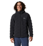 hombres tapas Brezo de tormenta oscura Mountain Hardwear sudadera con capucha estirable 84RX19