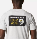 hombres tapas brezo gris Mountain Hardwear logo mhw en una caja manga corta 84RX346 - Image 4