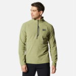 hombres tapas cactus claro Mountain Hardwear rejilla cumbre media cremallera 84RX240