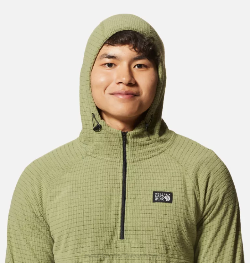 hombres tapas cactus claro Mountain Hardwear sudadera con capucha y rejilla cumbre 84RX236 - Image 3