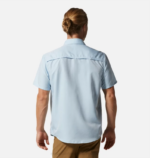 hombres tapas cambray azul Mountain Hardwear camisa de manga corta cañón 84RX326 - Image 2