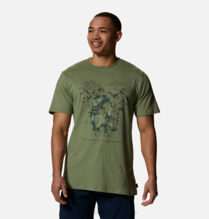 hombres tapas campo Mountain Hardwear camiseta de manga corta yak 84RX467