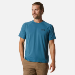 hombres tapas caspio Mountain Hardwear lago del cráter manga corta 84RX78