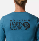 hombres tapas caspio Mountain Hardwear mhw logo en la espalda manga larga 84RX351 - Image 4
