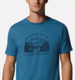 hombres tapas caspio Mountain Hardwear mhw vistas camiseta de manga corta 84RX92 - Image 3