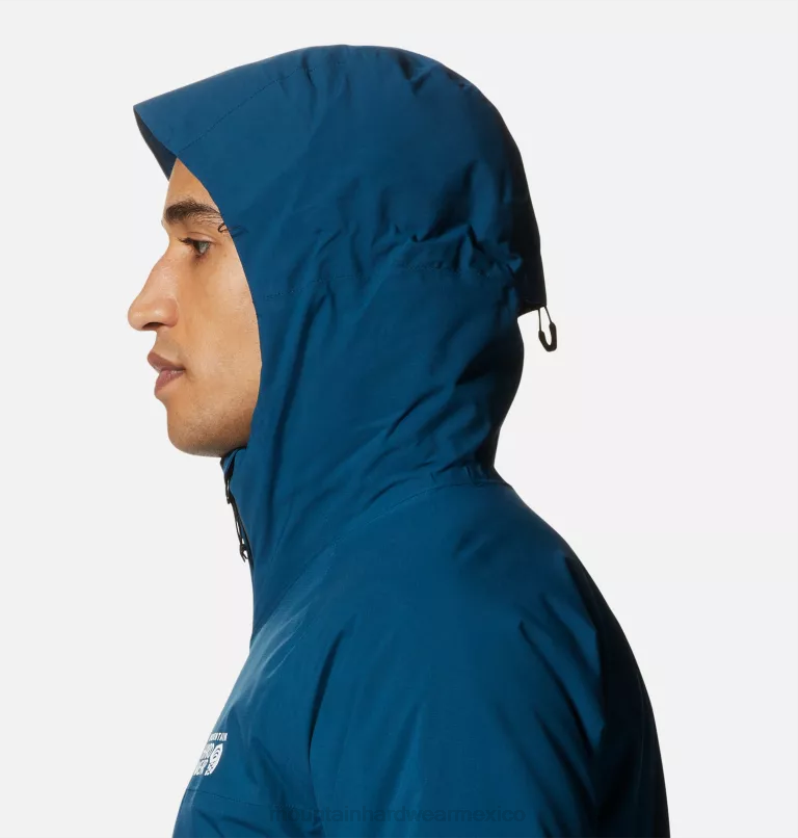hombres tapas caspio oscuro Mountain Hardwear chaqueta elástica con aislamiento ozonic 84RX505 - Image 4