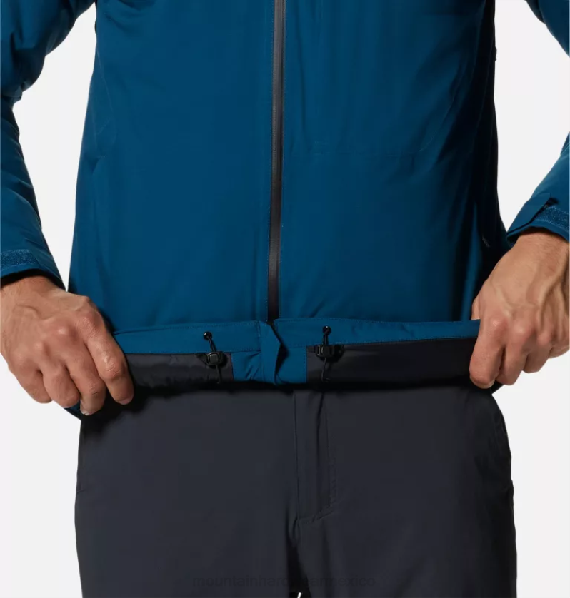 hombres tapas caspio oscuro Mountain Hardwear chaqueta elástica con aislamiento ozonic 84RX505 - Image 8