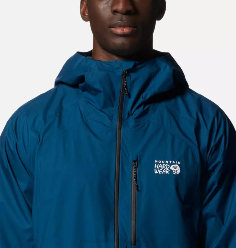 hombres tapas caspio oscuro Mountain Hardwear chaqueta minimizadora gore-tex paclite plus 84RX134 - Image 3