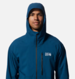 hombres tapas caspio oscuro Mountain Hardwear chaqueta ozónica elástica 84RX249 - Image 5