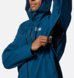 hombres tapas caspio oscuro Mountain Hardwear chaqueta ozónica elástica 84RX249 - Image 8