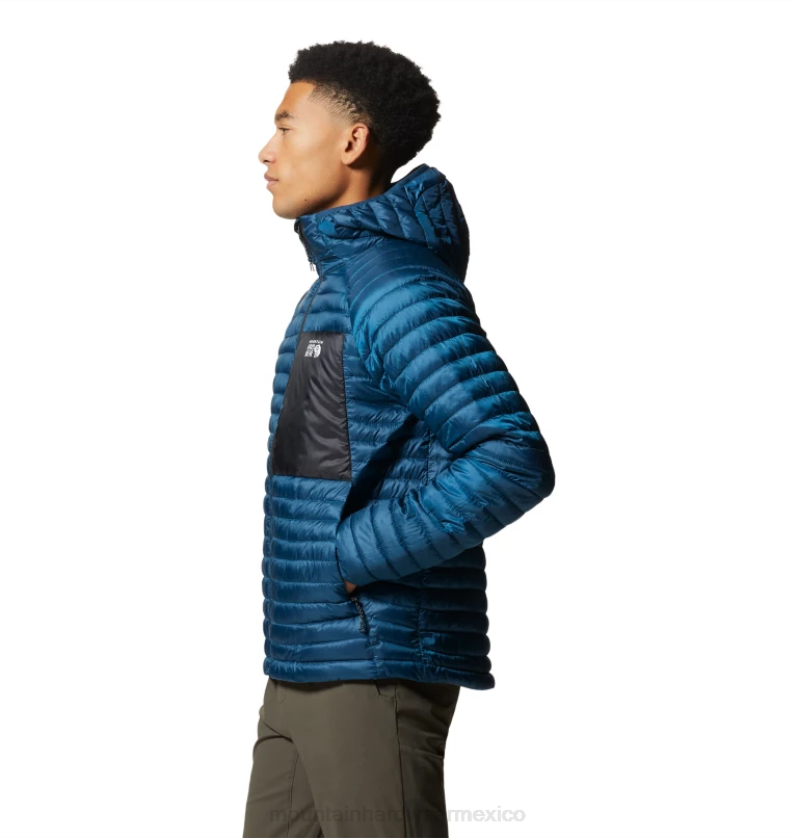 hombres tapas caspio oscuro Mountain Hardwear sudadera con capucha alpintur 84RX316 - Image 3