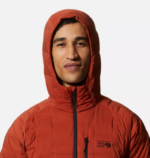 hombres tapas cobre oscuro Mountain Hardwear sudadera con capucha estirable 84RX18 - Image 3