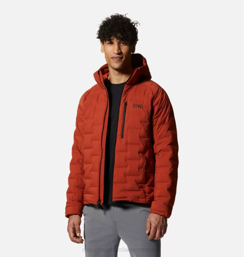 hombres tapas cobre oscuro Mountain Hardwear sudadera con capucha estirable 84RX18 - Image 8