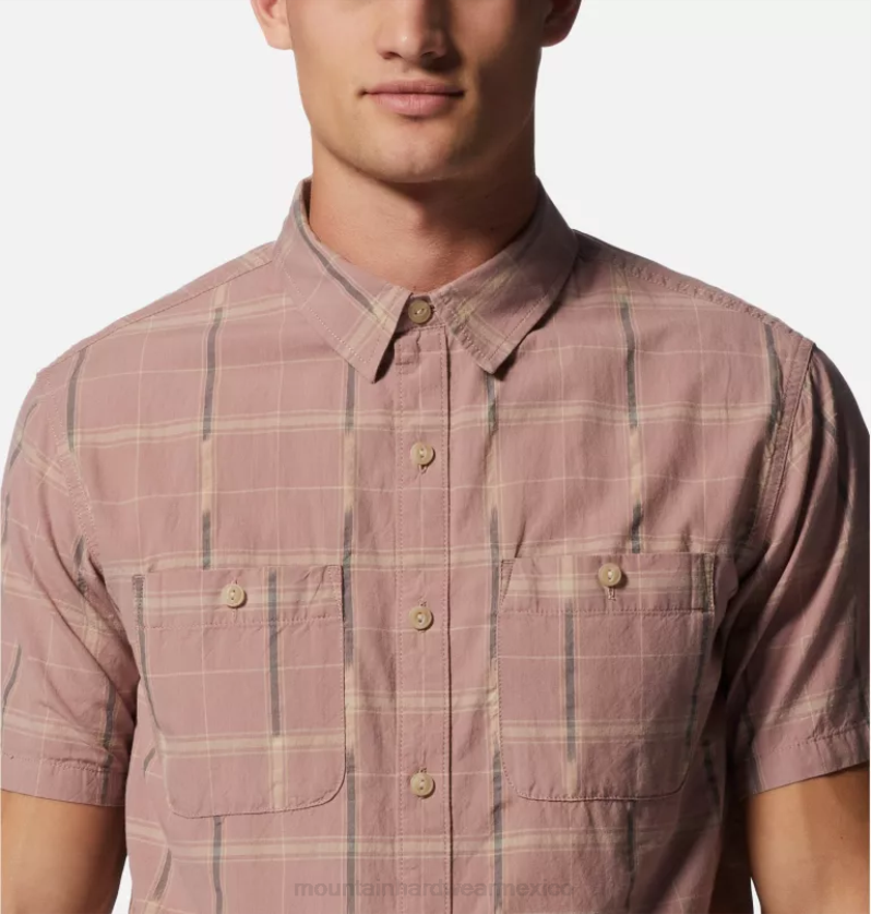 hombres tapas cuarzo ahumado Mountain Hardwear camisa manga corta grove hide out 84RX404 - Image 3