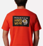 hombres tapas estado naranja Mountain Hardwear logo mhw en una caja manga corta 84RX343 - Image 4