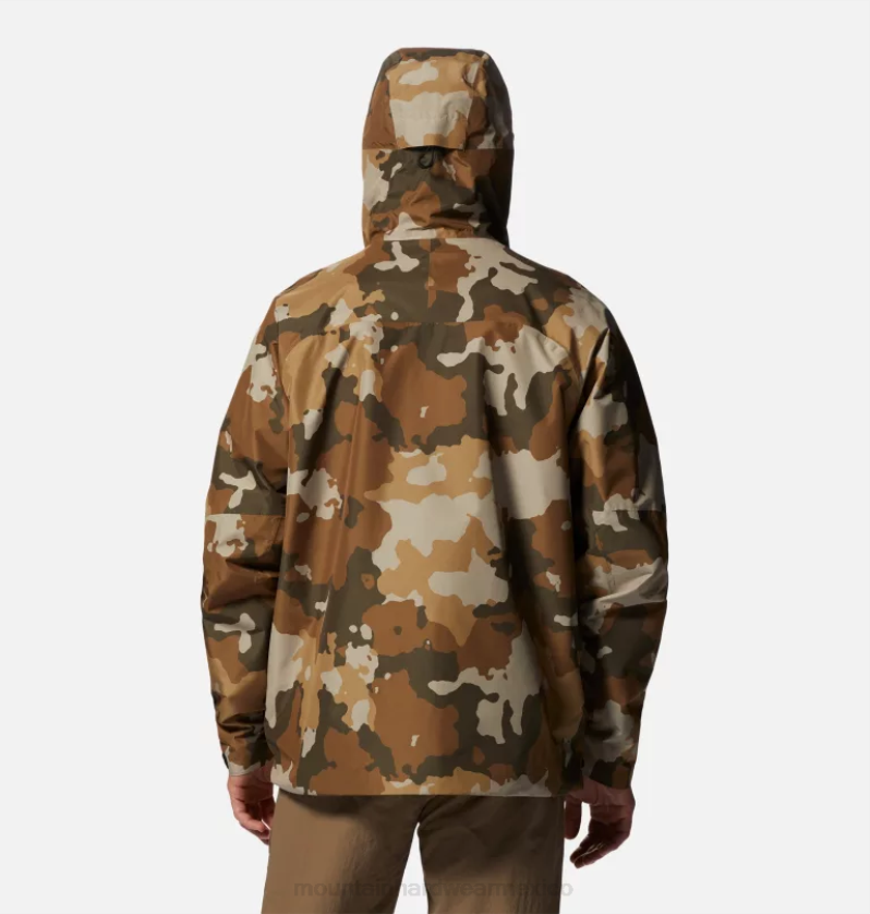 hombres tapas estampado de camuflaje de pinos nuez de corozo Mountain Hardwear chaqueta landsky gore-tex 84RX374 - Image 2