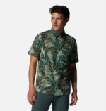 hombres tapas estampado tropical de campo Mountain Hardwear camisa de manga corta sombra lite 84RX335 - Image 4