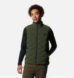 hombres tapas excedente verde Mountain Hardwear chaleco elástico 84RX126