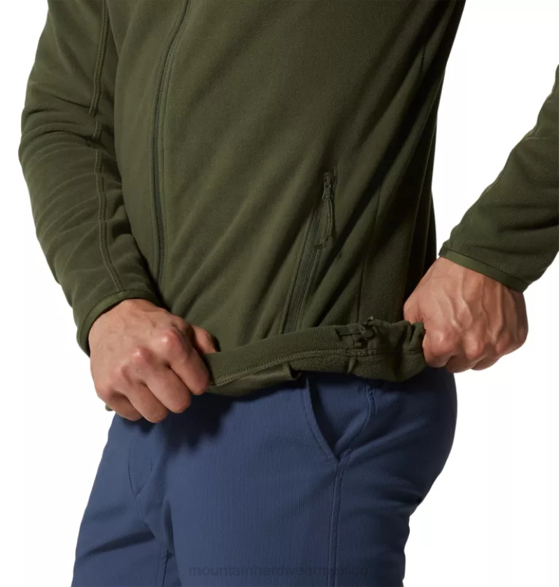 hombres tapas excedente verde Mountain Hardwear chaqueta microchill 2.0 84RX387 - Image 4