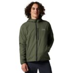 hombres tapas excedente verde Mountain Hardwear sudadera con capucha kor strata 84RX115