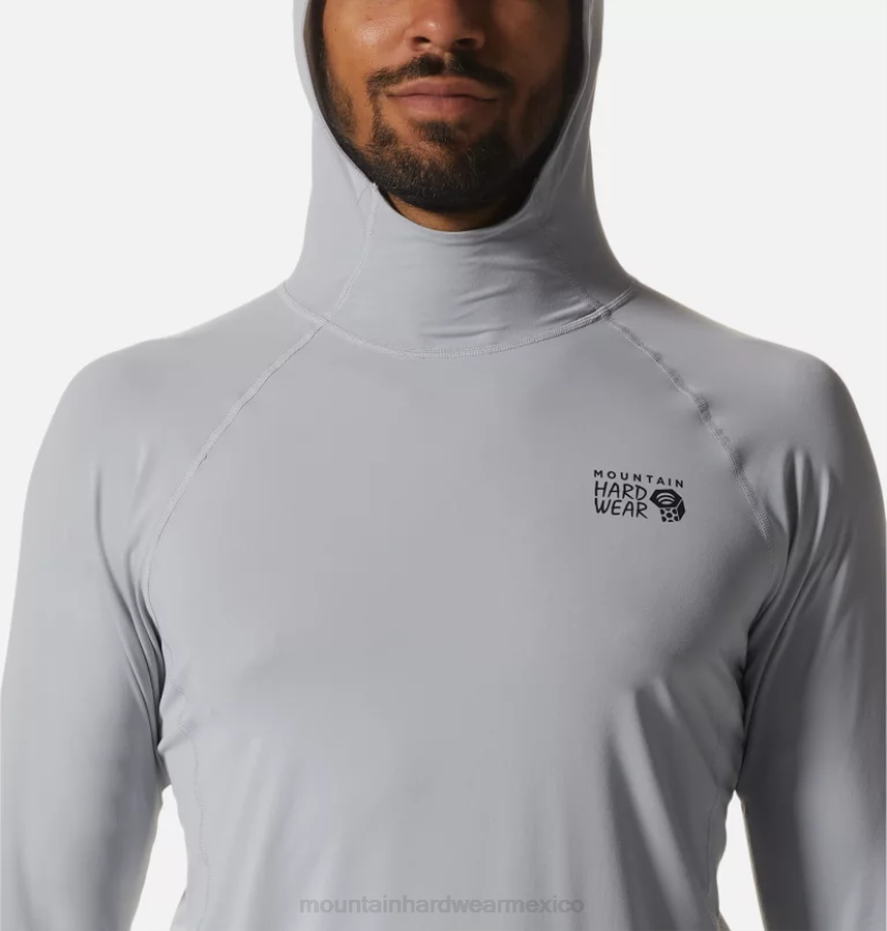 hombres tapas glacial Mountain Hardwear sudadera con capucha del lago del cráter 84RX58 - Image 4