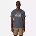 hombres tapas grafito Mountain Hardwear mhw vistas camiseta de manga corta 84RX91