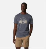 hombres tapas grafito Mountain Hardwear mhw vistas camiseta de manga corta 84RX91 - Image 4