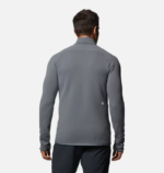 hombres tapas gris aluminio Mountain Hardwear polartec power stretch pro 1/4 cremallera 84RX275 - Image 2